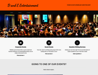dandeentertainment.com screenshot