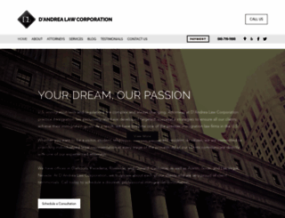 dandrealaw.com screenshot