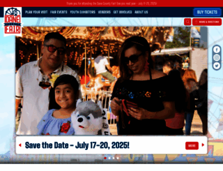 danecountyfair.com screenshot