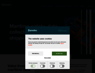 danelec-marine.com screenshot