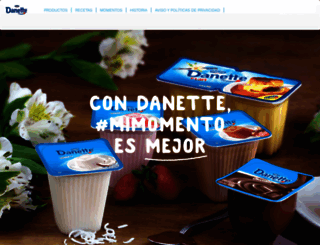 danette.com.mx screenshot