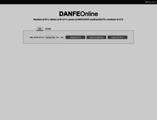 danfeonline.com.br screenshot