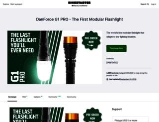 danforce-flashlight.projectdomino.com screenshot