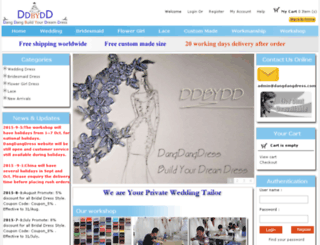 dangdangdress.com screenshot