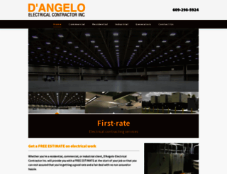 dangeloelectric.com screenshot