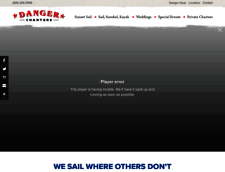 dangercharters.com screenshot