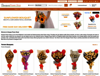 dangwaflowershop.net screenshot