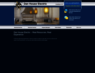 danhouseelectric.com screenshot