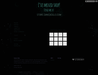 danicasills.storenvy.com screenshot