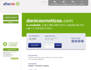 danicosmeticos.com screenshot