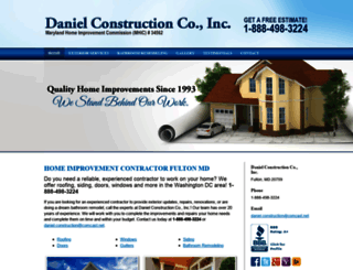 danielconstructionco.com screenshot