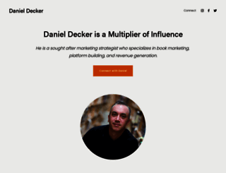 danieldecker.net screenshot