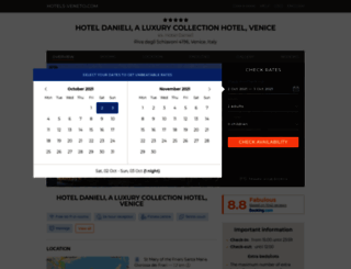 danieli.venice.hotels-veneto.com screenshot