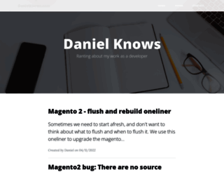 danielknows.com screenshot