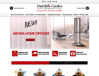 daniellascandles.com screenshot