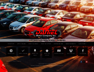danielmotorcompany.com screenshot