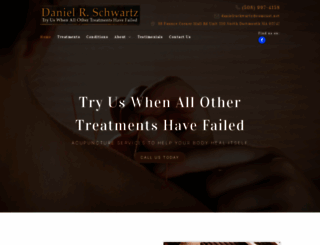 danielschwartzacupuncture.com screenshot