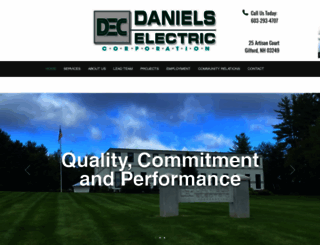 danielselectriccorp.com screenshot