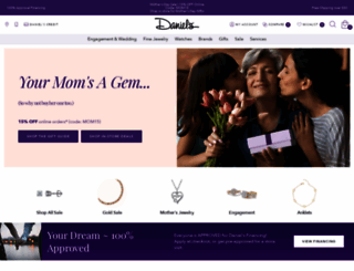 danielsjewelers.com screenshot