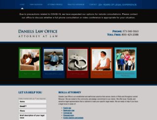danielslawoffice.com screenshot