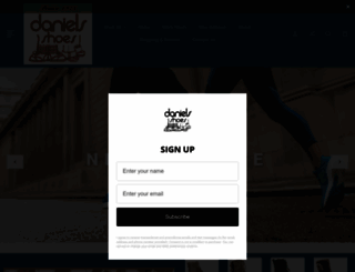 danielsshoes.com screenshot
