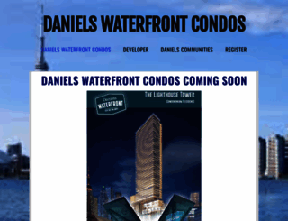 danielswaterfrontcondos.ca screenshot