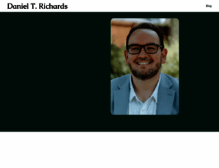danieltrichards.com screenshot
