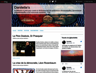 danilette.over-blog.com screenshot