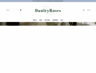 danityroses.com screenshot