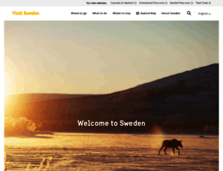 danmark.visitsweden.com screenshot
