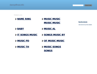 dannyelfman.info screenshot