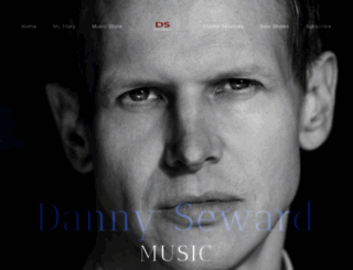 dannysewardmusic.co.uk screenshot