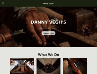 dannyveghs.com screenshot