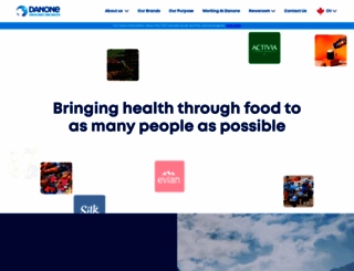 danone.ca screenshot