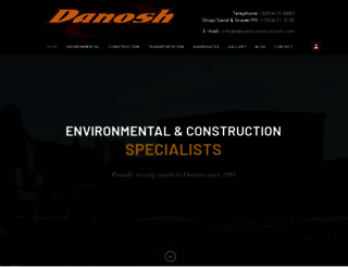 danoshconstruction.com screenshot