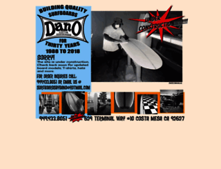 danosurfboards.com screenshot
