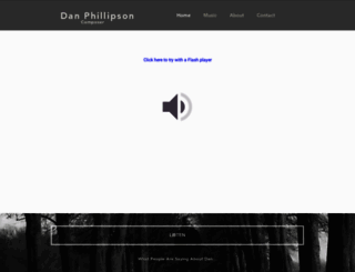 danphillipson.com screenshot
