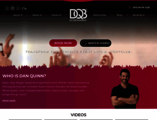 danquinnband.com screenshot