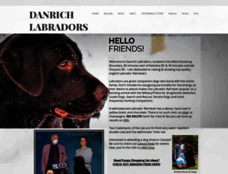 danrichlabradors.com screenshot
