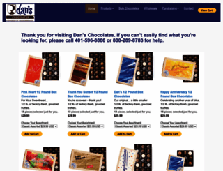 danschocolates.com screenshot