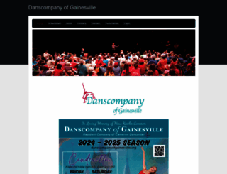 danscompanyofgainesville.org screenshot