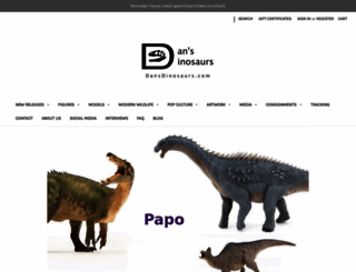 dansdinosaurs.com screenshot