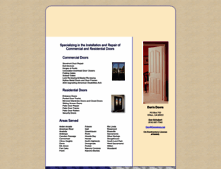 dansdoors.net screenshot