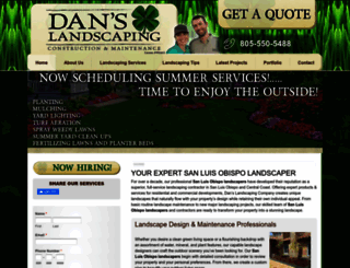 danslandscapingslo.com screenshot