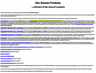 dansumnerproducts.com screenshot