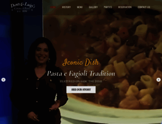 danteandluigis.com screenshot