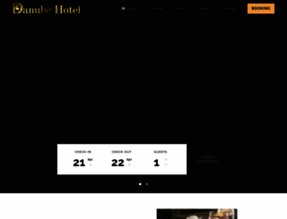 danube-hotel.com screenshot