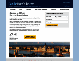 danuberivercruise.com screenshot
