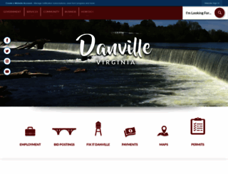 danville-va.gov screenshot