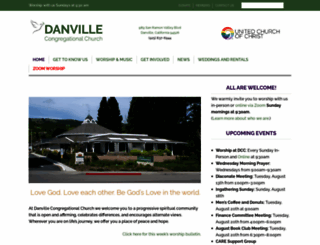 danvillechurch.org screenshot